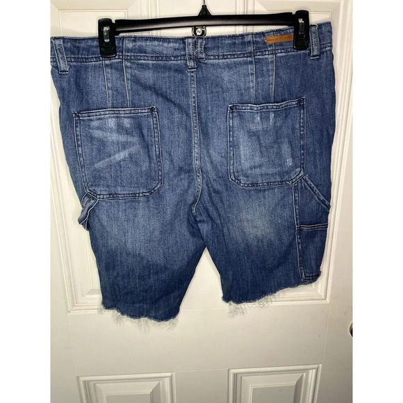 Anthropologie Pilcro And The Letterman Carpenter Cut Off Raw Hem Shorts Mens - Picture 2 of 8